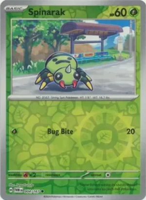 Spinarak - 004/167 - Reverse Holo - Common