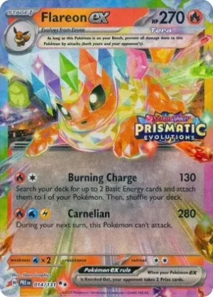 Flareon Ex - 014/131 - Holo Promo - Stamp Promo