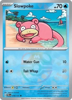 Slowpoke - 018/131 - Reverse Holo - Common - Master Ball