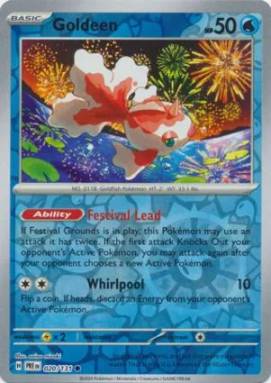 Goldeen - 020/131 - Reverse Holo - Common