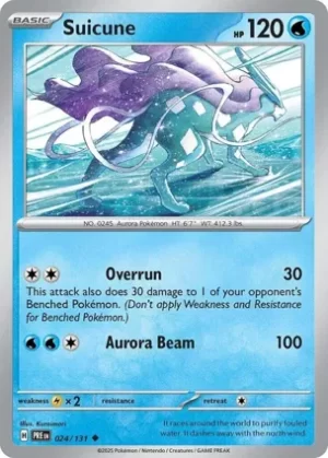 Suicune - 024/131 - Non Holo - Uncommon