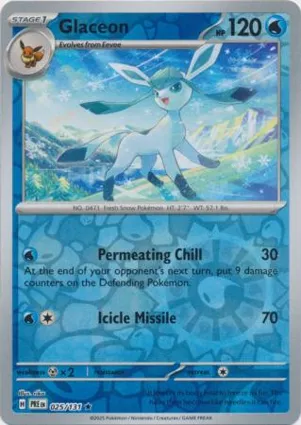 Glaceon - 025/131 - Reverse Holo - Rare