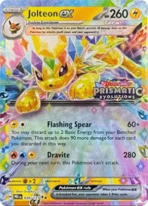 Jolteon Ex - 030/131 - Holo Promo - Stamp Promo
