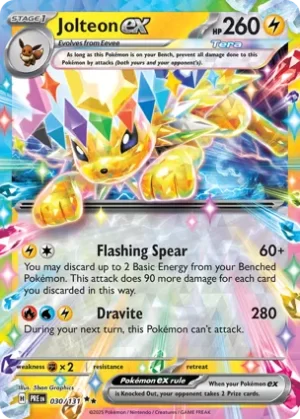 Jolteon Ex - 030/131 - Holo - Double Rare