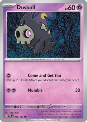 Duskull - 035/131 - Non Holo - Common