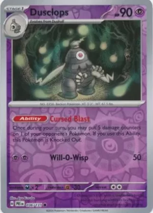 Dusclops - 036/131 - Reverse Holo - Common