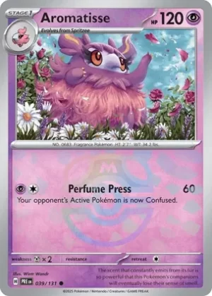 Aromatisse - 039/131 - Reverse Holo - Common - Master Ball