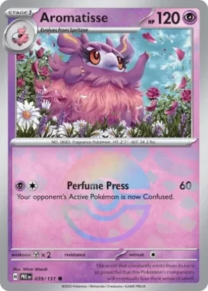 Aromatisse - 039/131 - Reverse Holo - Common - Poke Ball