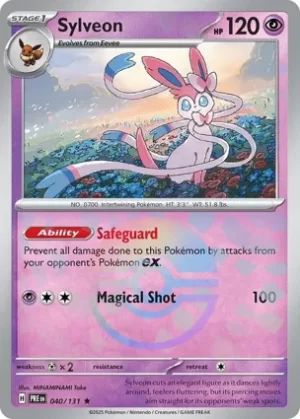 Sylveon - 040/131 - Reverse Holo - Rare - Poke Ball