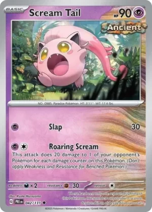 Scream Tail - 042/131 - Non Holo - Uncommon
