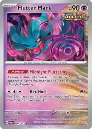 Flutter Mane - 043/131 - Holo - Rare