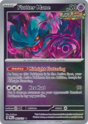 Flutter Mane - 043/131 - Reverse Holo - Rare