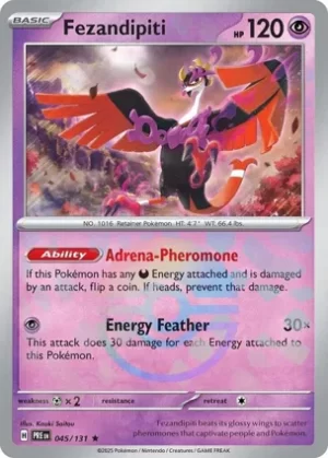 Fezandipiti - 045/131 - Reverse Holo - Rare - Poke Ball