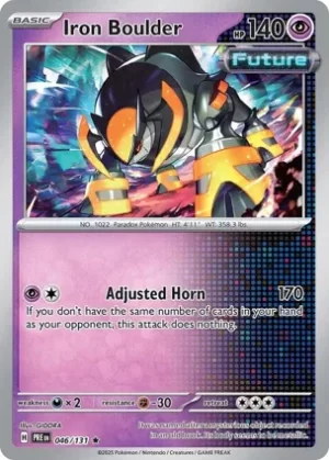 Iron Boulder - 046/131 - Holo - Rare