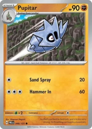 Pupitar - 048/131 - Non Holo - Common