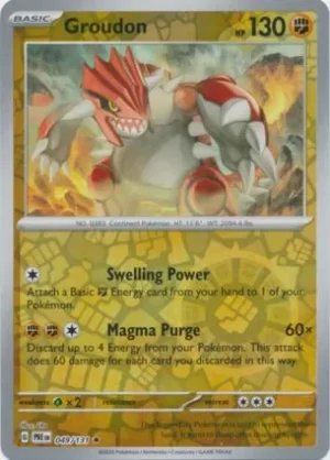 Groudon - 049/131 - Reverse Holo - Rare