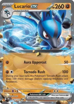 Lucario Ex - 051/131 - Holo - Double Rare