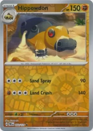 Hippowdon - 053/131 - Reverse Holo - Common