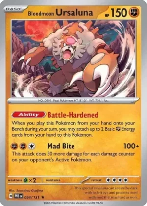 Bloodmoon Ursaluna - 054/131 - Holo - Rare