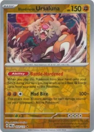 Bloodmoon Ursaluna - 054/131 - Reverse Holo - Rare