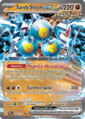 Sandy Shocks Ex - 056/131 - Holo - Double Rare