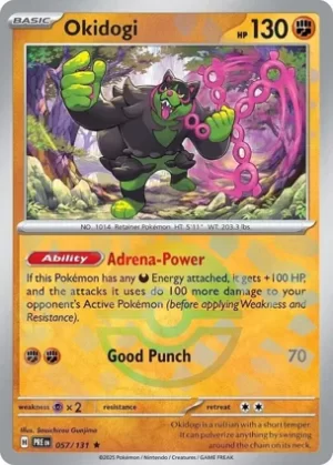Okidogi - 057/131 - Reverse Holo - Rare - Poke Ball