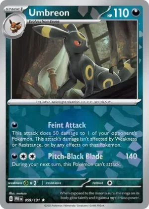 Umbreon - 059/131- Reverse Holo - Rare - Poke Ball