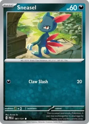 Sneasel - 061/131 - Non Holo - Common