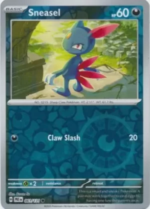 Sneasel - 061/131 - Reverse  Holo - Common