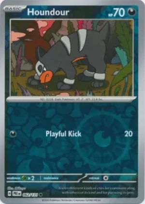 Houndour - 062/131 - Reverse Holo - Common