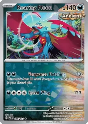 Roaring Moon - 065/131 - Reverse Holo - Rare - Poke Ball