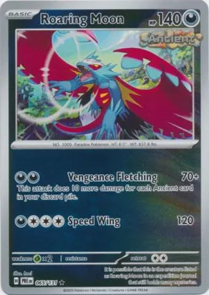 Roaring Moon - 065/131 - Reverse Holo - Rare