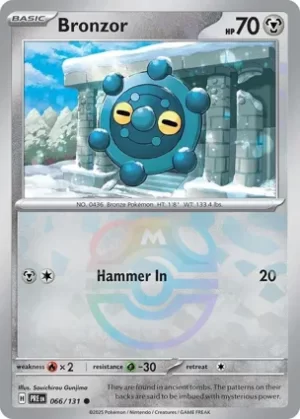 Bronzor - 066/131 -  Reverse Holo - Common - Master Ball
