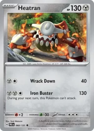 Heatran - 068/131 - Non Holo - Uncommon