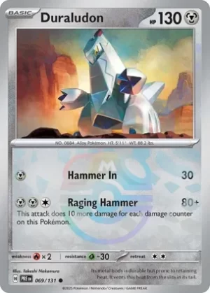 Duraludon - 069/131 - Reverse Holo - Common - Master Ball