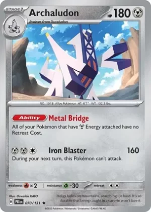 Archaludon - 070/131 - Holo - Rare