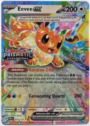 Eevee Ex - 075/131 - Holo Promo - Stamp Promo