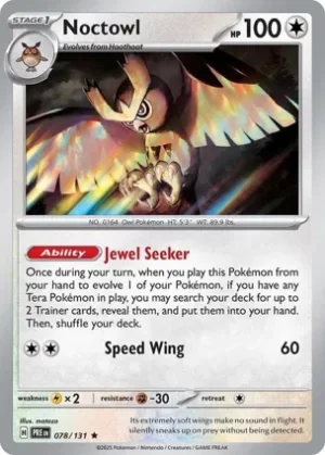 Noctowl - 078/131 - Holo - Rare