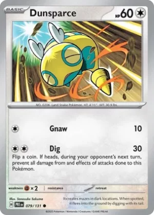 Dunsparce - 079/131 - Non Holo - Common