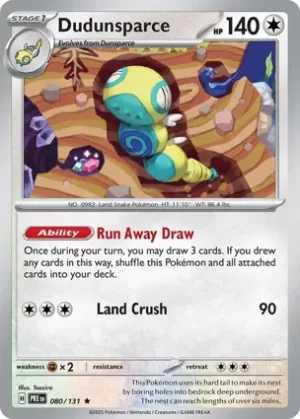 Dudunsparce - 080/131 - Holo - Rare