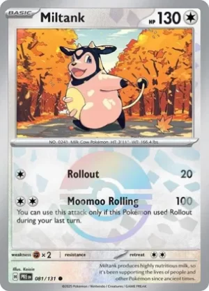 Miltank - 081/131 - Reverse Holo - Common - Poke Ball